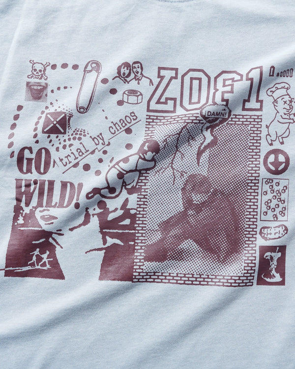 Lo-Fi Chaos Tee, Washed Pacific