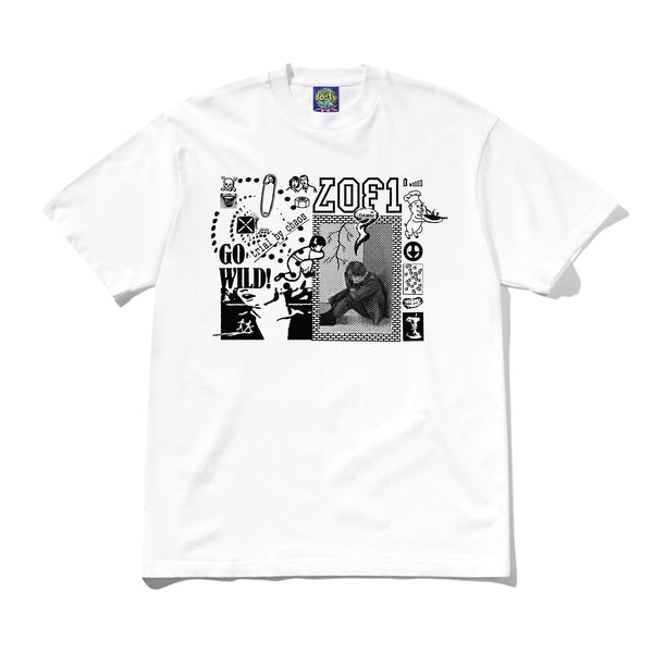 Lo-Fi Chaos Tee, White