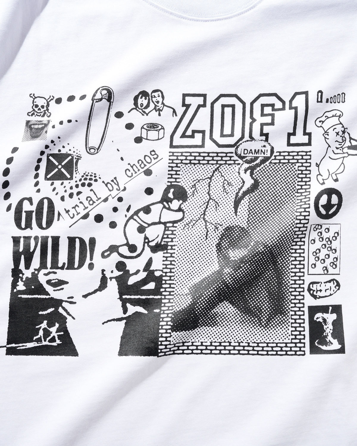 Chaos Tee, White