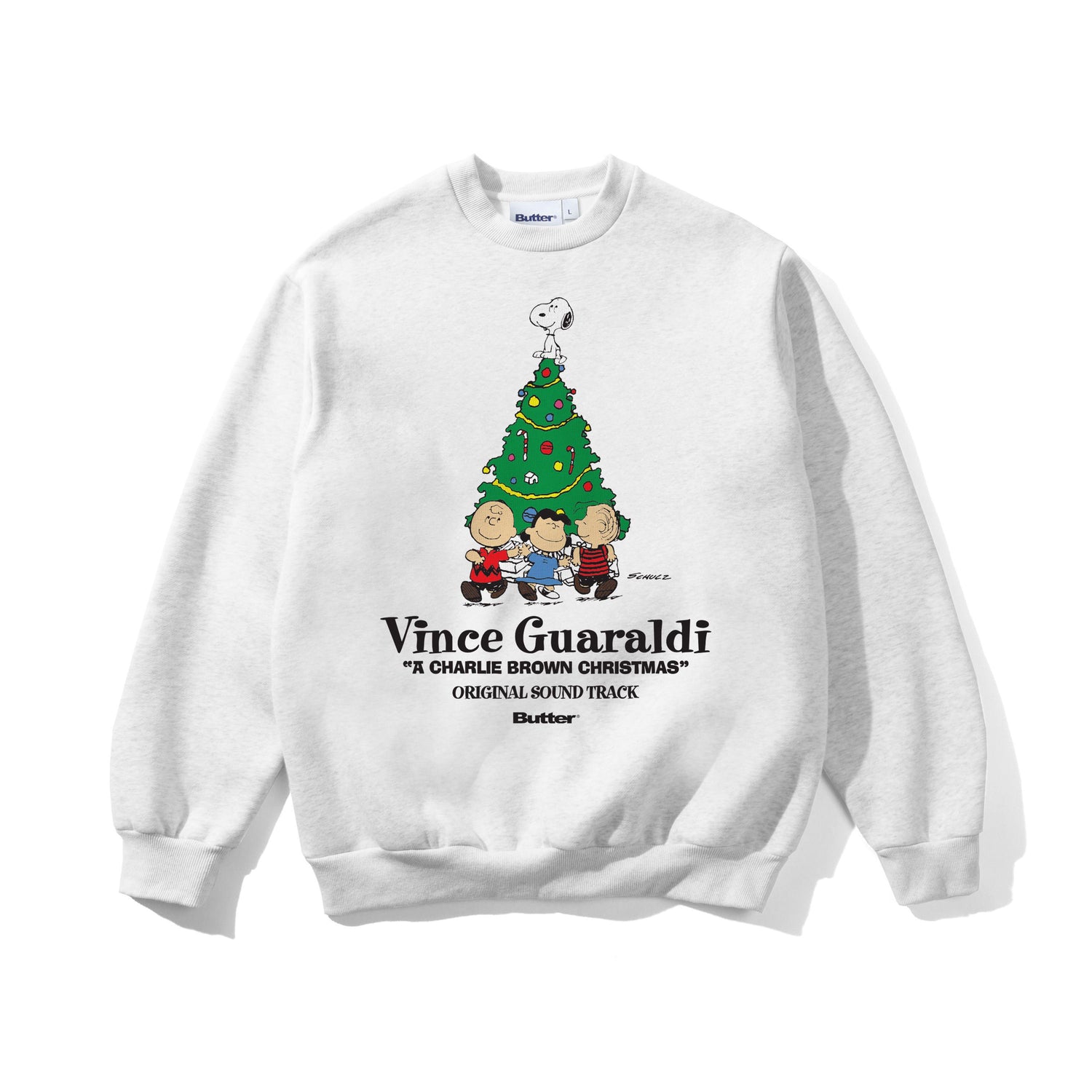 Charlie Brown Christmas Crewneck, Ash