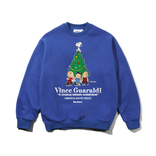 Charlie Brown Christmas Crewneck, Royal Blue
