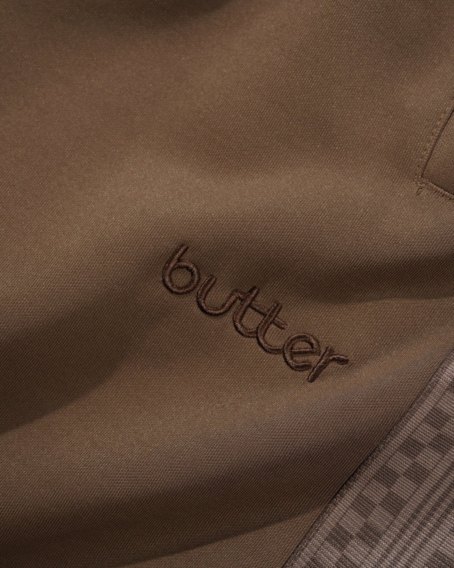 Check Tape Trackpants, Brown