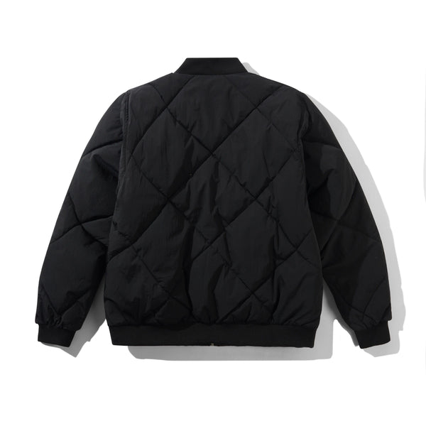 Cash Only City Wide Bomber Jacket, Black
