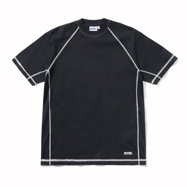 Butter Goods Cliff Contrast Tee, Black