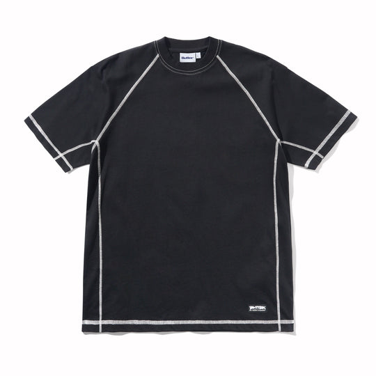 Cliff Contrast Tee, Black
