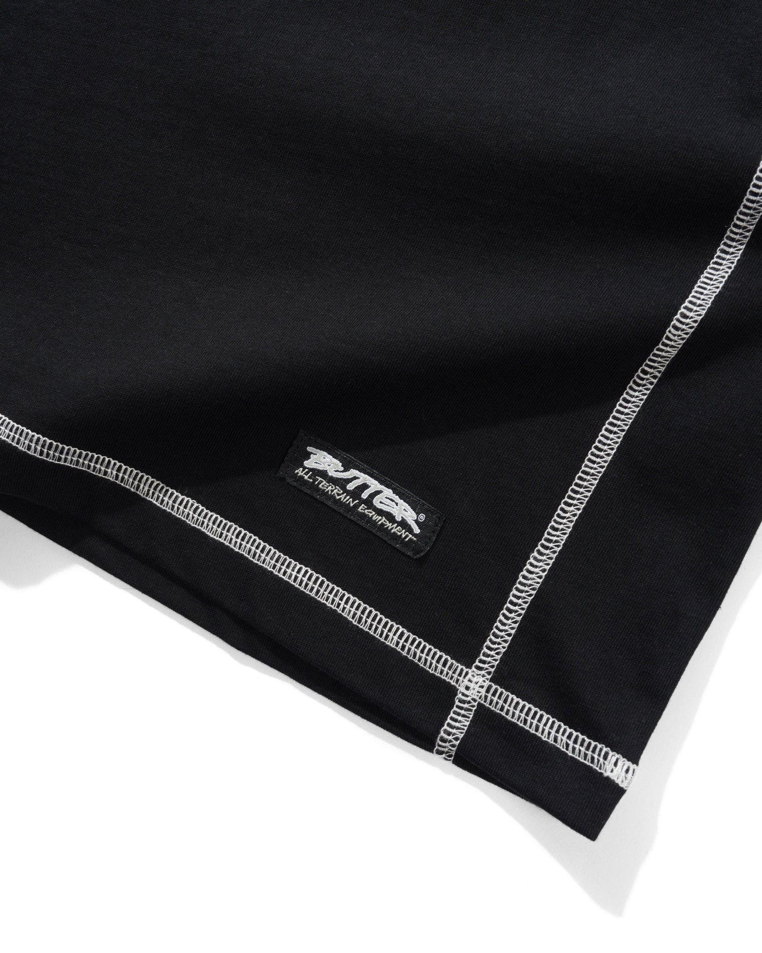 Cliff Contrast Tee, Black