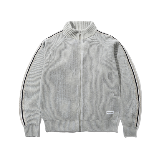 Club Zip-Thru Knit, Ash