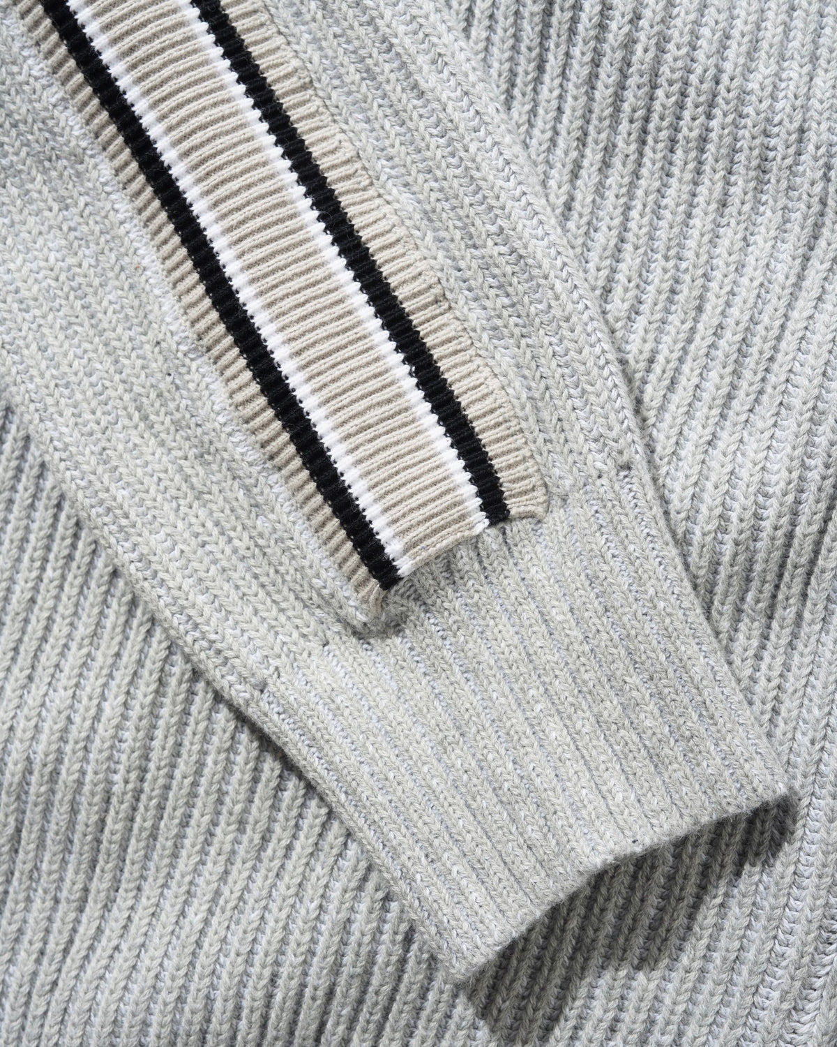 Club Zip-Thru Knit, Ash