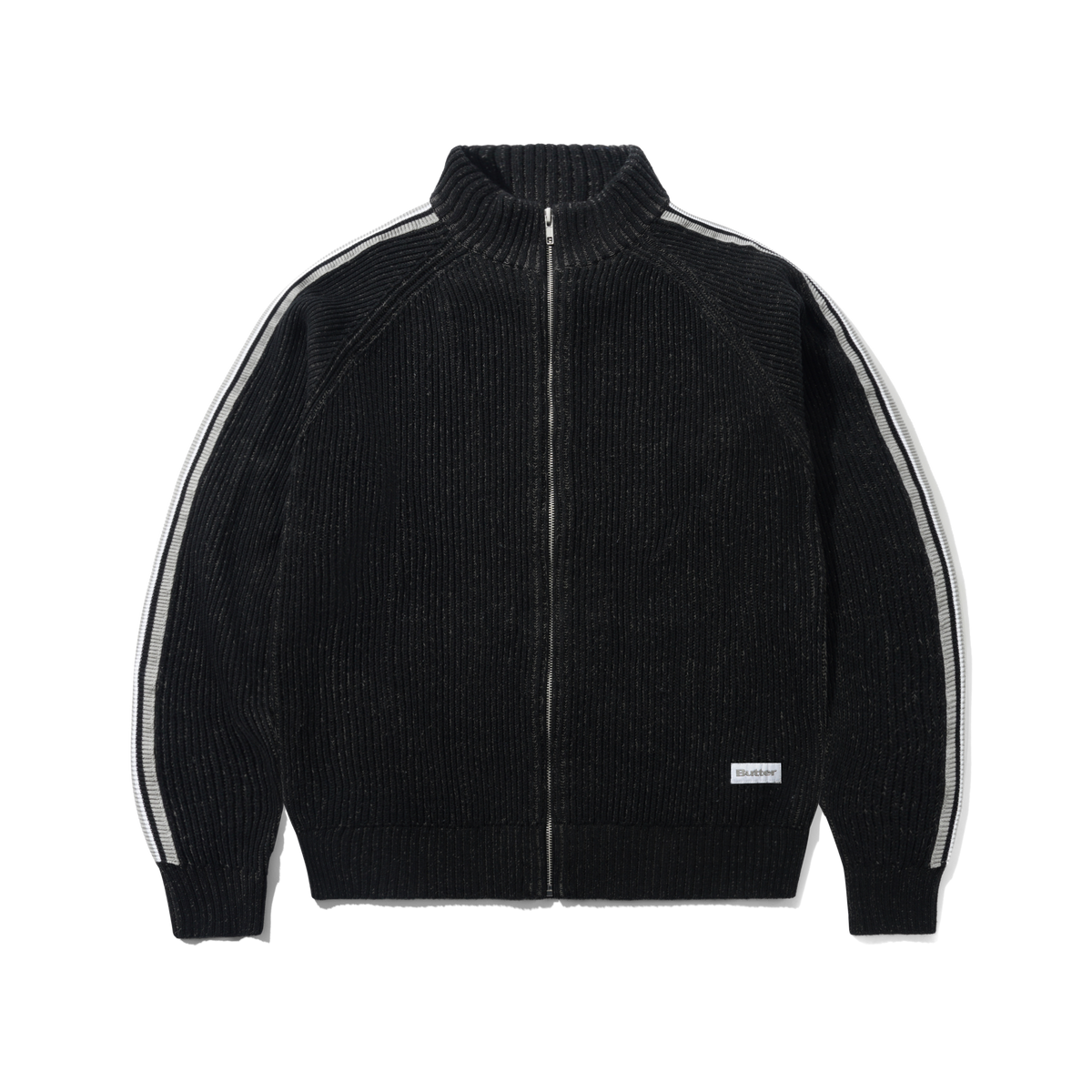 Club Zip-Thru Knit, Black