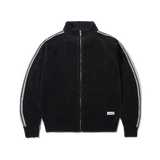 Club Zip-Thru Knit, Black