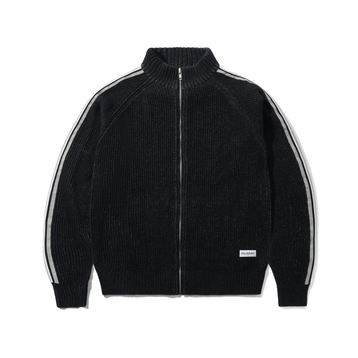 Club Zip-Thru Knit, Black