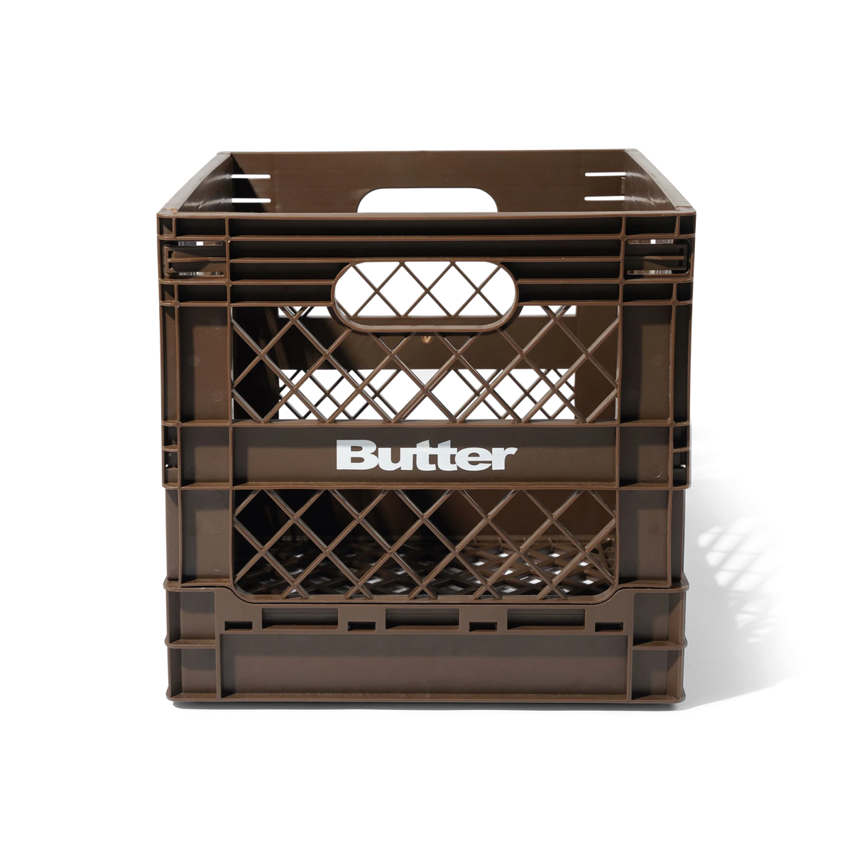 Collapsable Record Crate, Brown