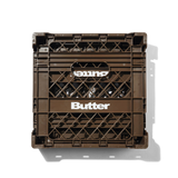 Collapsable Record Crate, Brown