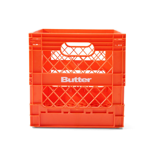 Collapsable Record Crate, Orange