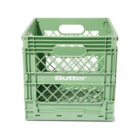 Collapsable Record Crate, Sage