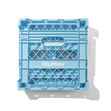 Collapsable Record Crate, Sky Blue