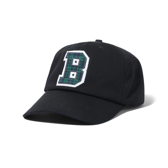 Collegiate 6 Panel Cap, Black