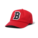 Collegiate 6 Panel Cap, Cherry