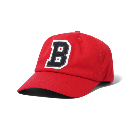 Collegiate 6 Panel Cap, Cherry