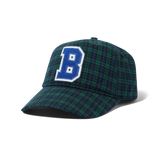 Collegiate 6 Panel Cap, Plaid