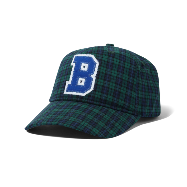 Butter Goods Collegiate 6 Panel Cap, Plaid