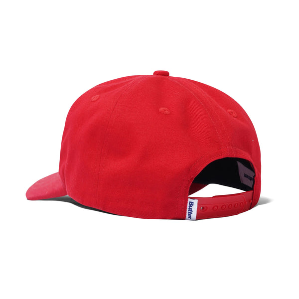 Butter Goods Collegiate 6 Panel Cap, Cherry
