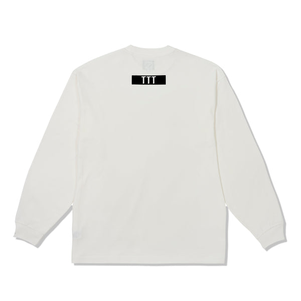 The Trilogy Tapes TTT Comics Flat Shades L/S Tee, White