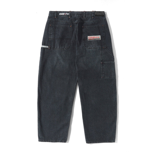 Cash Only Company Denim Jeans, Distress Washed Midnight