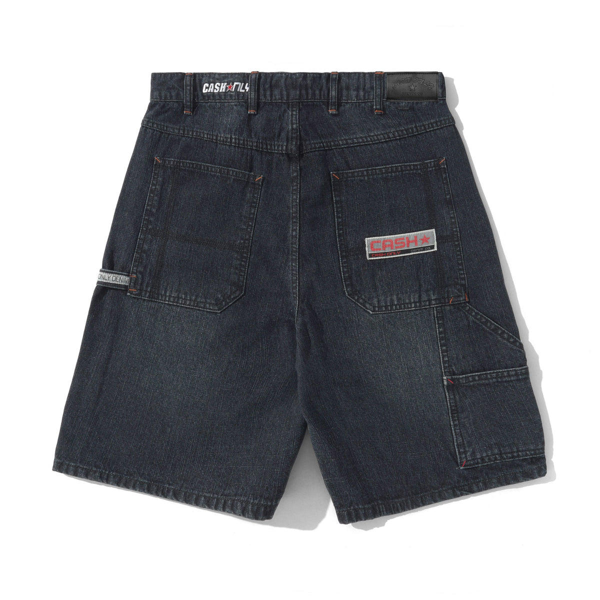 Company Denim Shorts, Distress Washed Midnight
