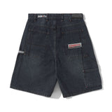 Company Denim Shorts, Distress Washed Midnight