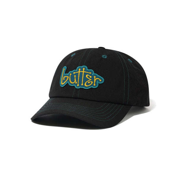 Butter Goods Connection 6 Panel Cap, Black