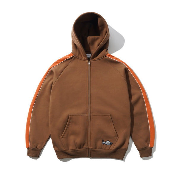 Butter Goods Connection Zip-Thru Hood, Brown