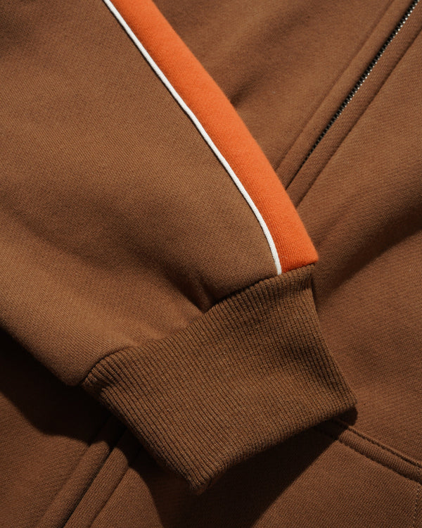 Butter Goods Connection Zip-Thru Hood, Brown