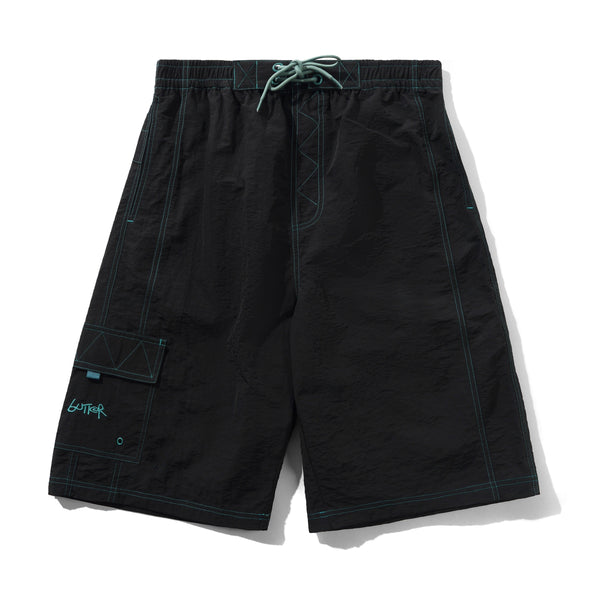 Butter Goods Contrast Boardshorts, Black