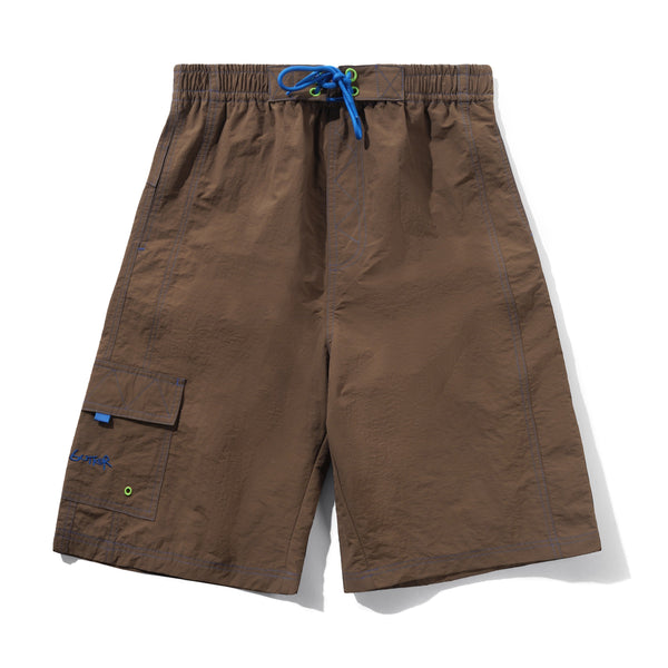 Butter Goods Contrast Boardshorts, Brown