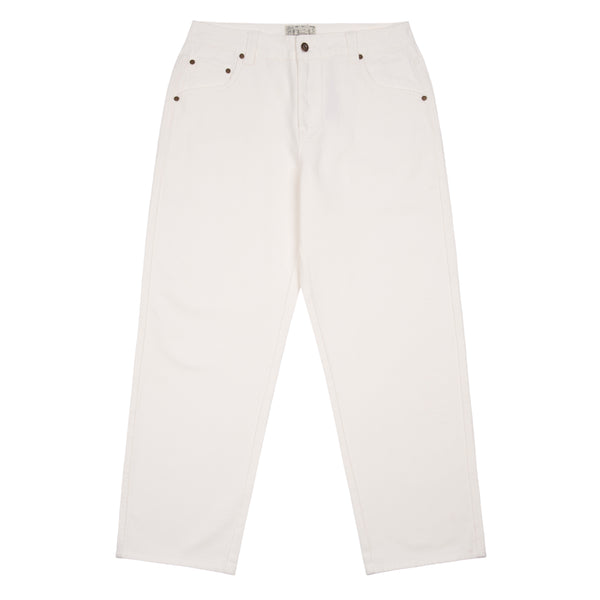 Dime Relaxed Denim Pants, Off White