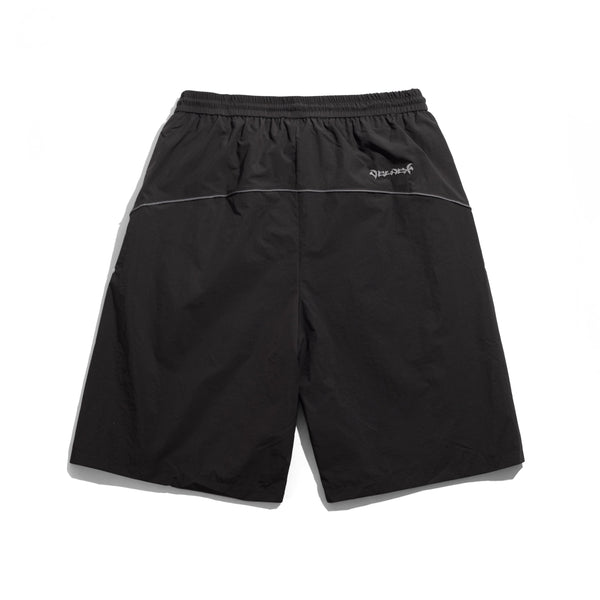 Velvet Meshline Shorts, Charcoal