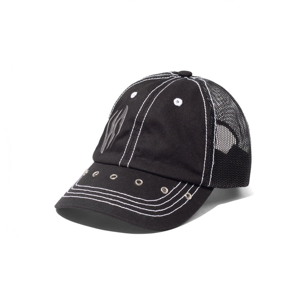 Velvet Pierce Hat, Black