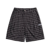 Plaid Shorts, Black