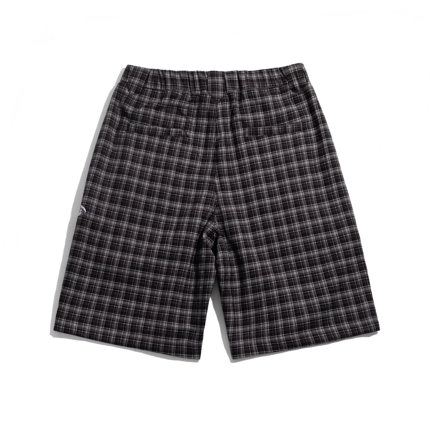 Plaid Shorts, Black
