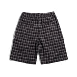 Plaid Shorts, Black