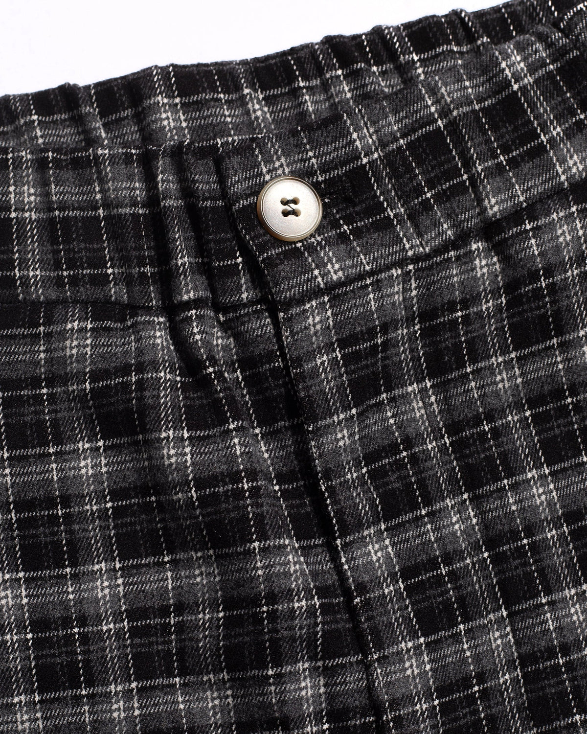 Plaid Shorts, Black