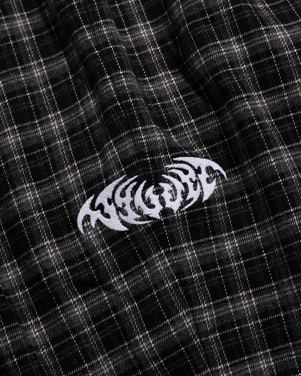 Plaid Shorts, Black