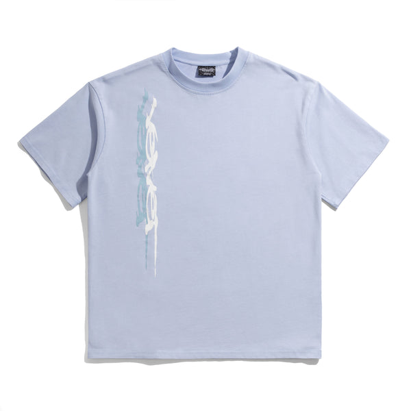 Velvet Smudge Tee, Washed Sapphire