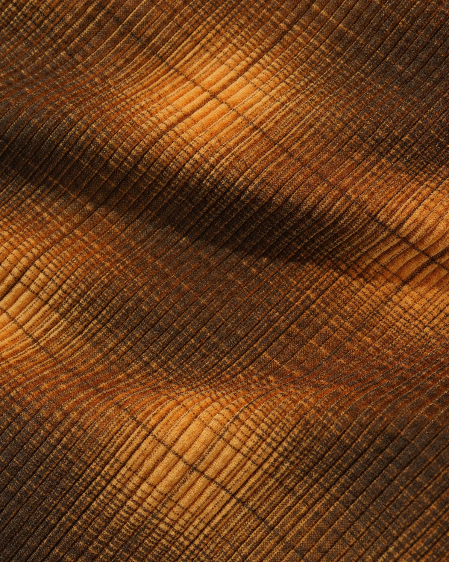 Cord Work Shorts, Mustard Plaid