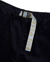 Cord Climber Shorts, Black Smoke