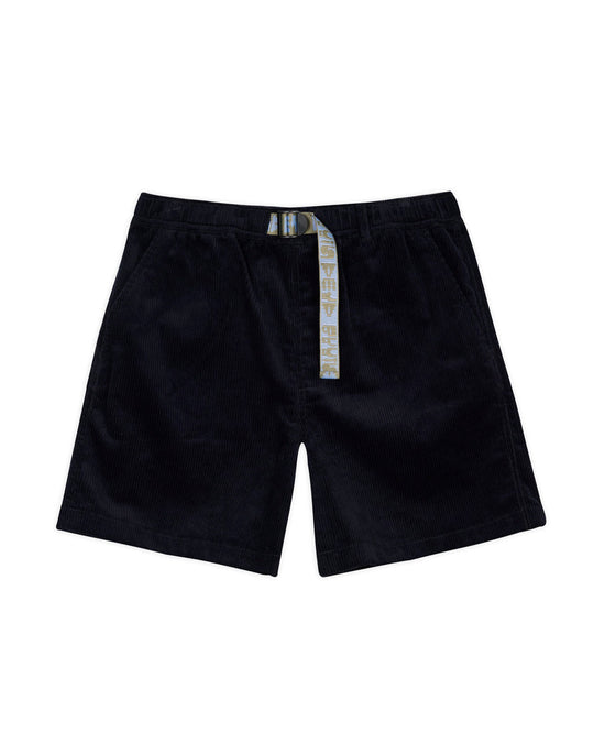 Cord Climber Shorts, Black Smoke
