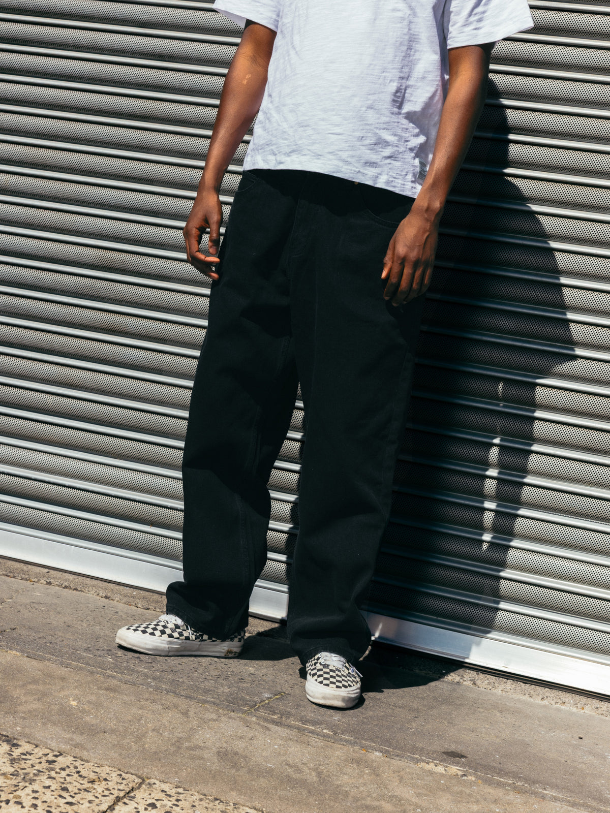 Baggy Denim Jeans, Washed Indigo