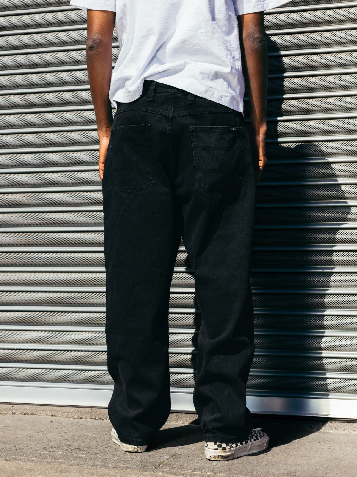 Baggy Denim Jeans, Washed Indigo