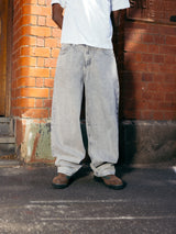 Wide Cut Denim Jeans, Raw Indigo